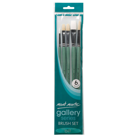 MM Gallery Series Brush Set Oils 6pc
