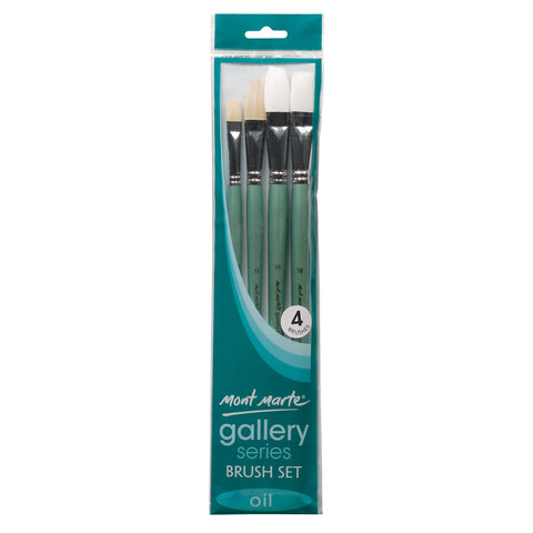 MM Gallery Series Brush Set Oils 4pc