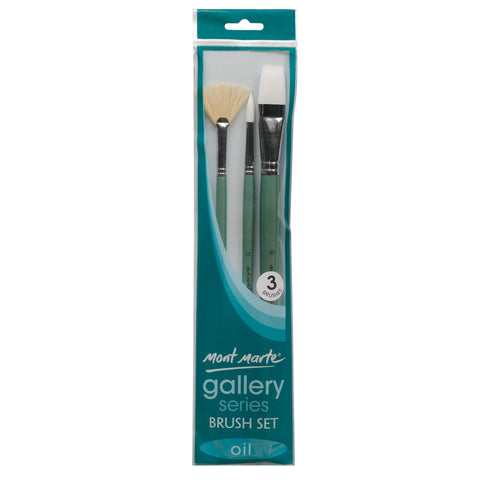 MM Gallery Series Brush Set Oils 3pc