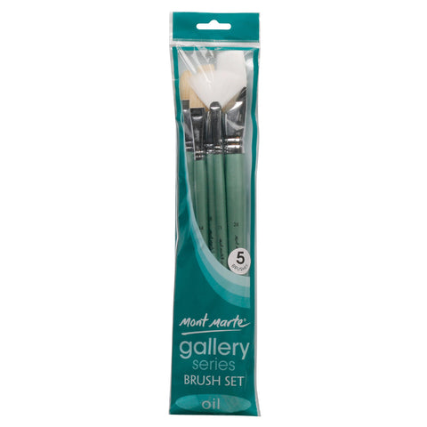 MM Gallery Series Brush Set Oils 5pc