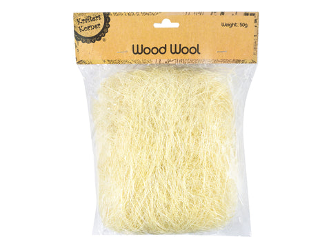 Natural Wood Wool 50G