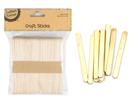 Natural Craft Sticks