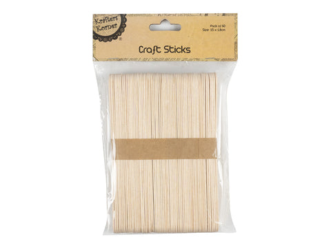 Natural Jumbo Craft Sticks