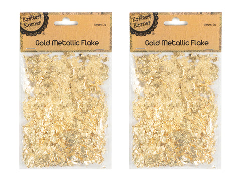 2G Metallic Flake Gold