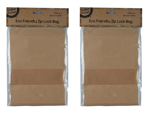 Eco Friendly Zip Lock Bags Large