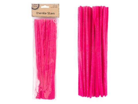 Chenille Stems Pink