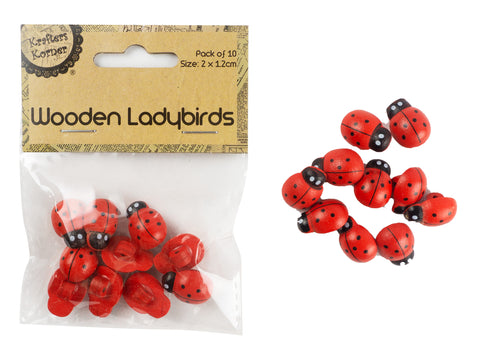 Wooden Ladybugs