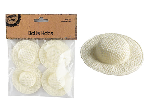 Dolls Hats Cream