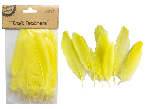 Craft 14CM Feather Yellow