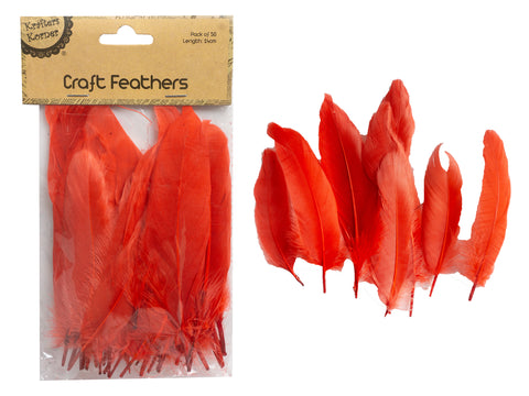 Craft 14CM Feather Red
