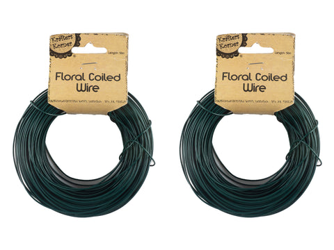 50M Floral Coiled Wire