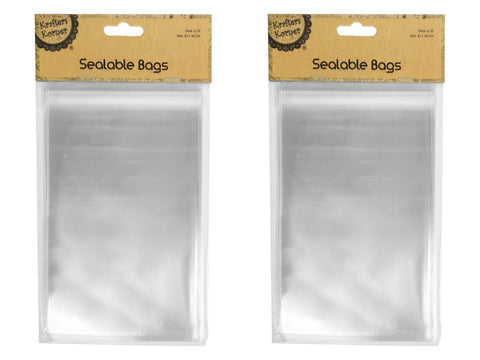 Medium Sealable Clear Bags