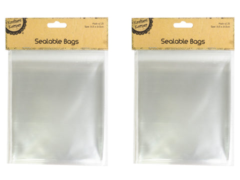 Square Sealable Clear Bags