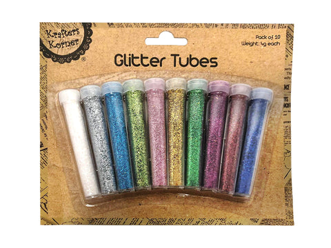 Colour Glitter Tubes