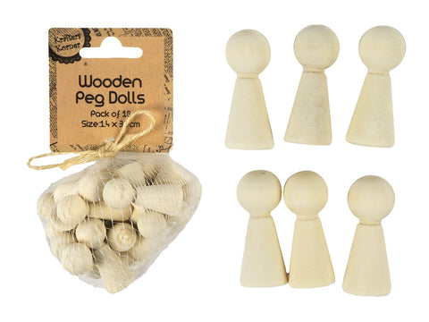 Wooden Peg Dolls