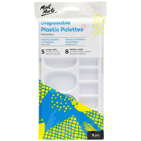 MM Disposable Plastic Palettes 5pc