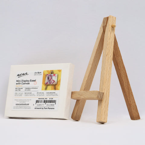 MM Mini Display Easel with Canvas 6x8cm