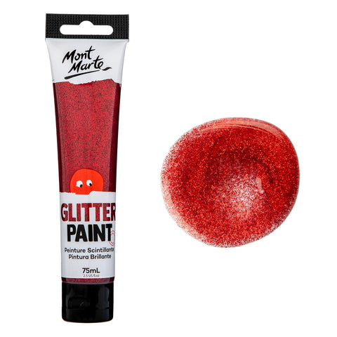 MM Glitter Paint 75ml - Red