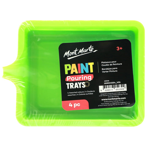MM Paint Pouring Trays 4pc