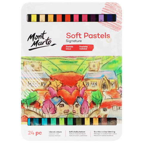 MM Soft Pastels 24pc in Tin Box
