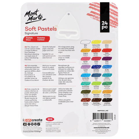 MM Soft Pastels 24pc in Tin Box