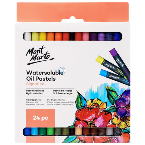 MM Watersoluble Oil Pastels 24pc