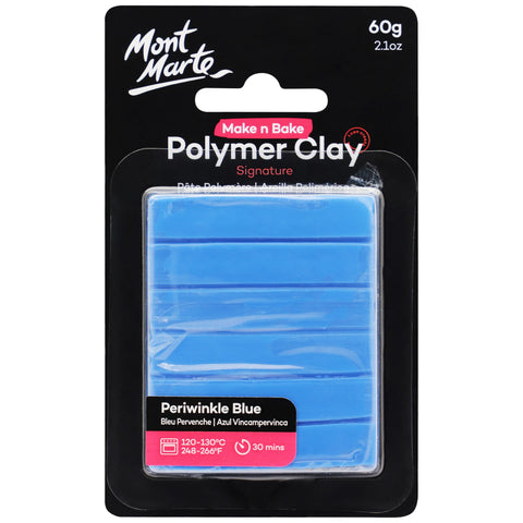 MM Make n Bake Polymer Clay 60g- Periwinkle Blue