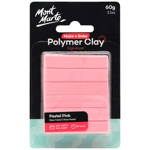 MM Make n Bake Polymer Clay 60g - Pastel Pink