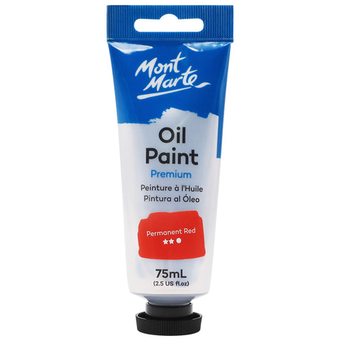 MM Oil Paint 75ml - Permanent Red