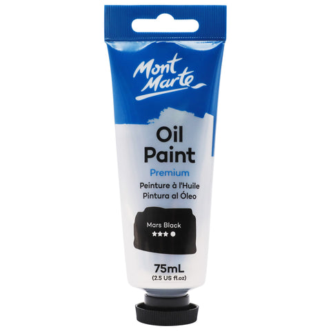 MM Oil Paint 75ml - Mars Black