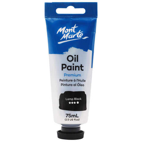 MM Oil Paint 75ml - Lamp Black