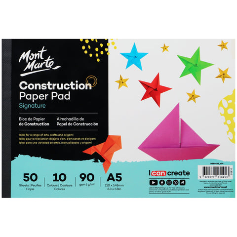 MM Construction Paper A5 50 Sheet