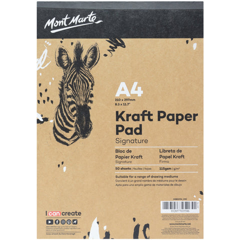 MM Kraft Paper Pad A4 50 Sheets