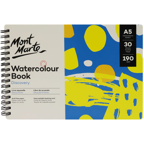 MM Watercolour Book 190gsm A5