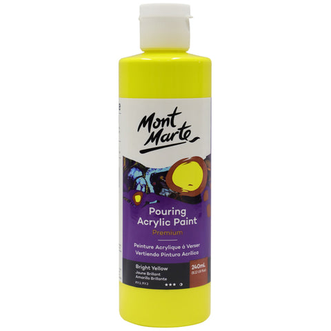 MM Pouring Acrylic 240ml - Bright Yellow