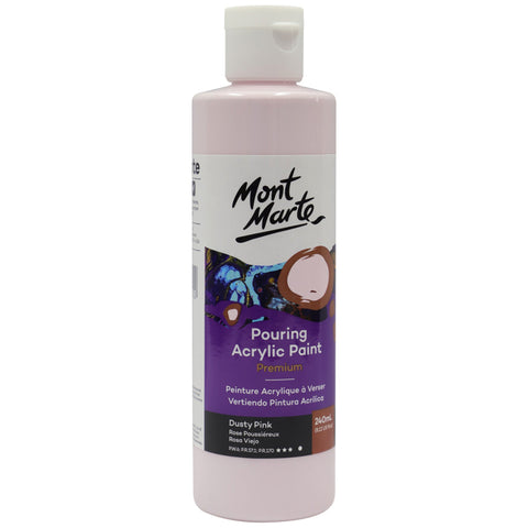 MM Pouring Acrylic 240ml - Dusty Pink