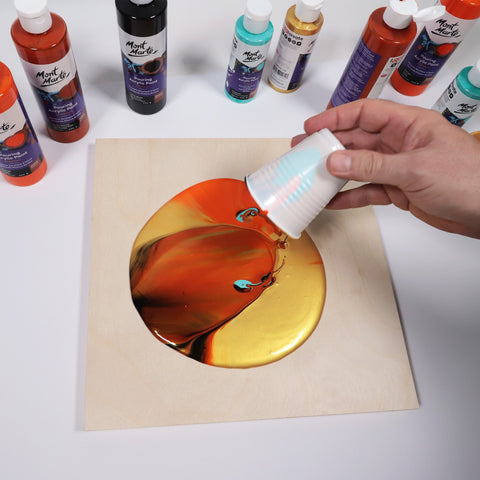 MM Pouring Acrylic 240ml - Orange