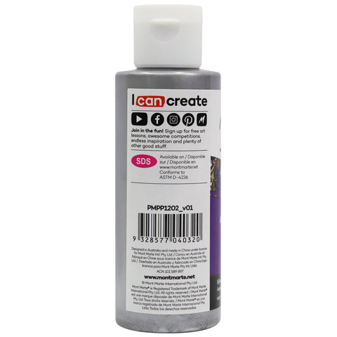 MM Pouring Acrylic Paint 120ml - Silver