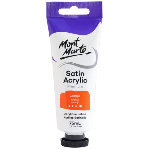 MM Satin Acrylic 75ml - Orange