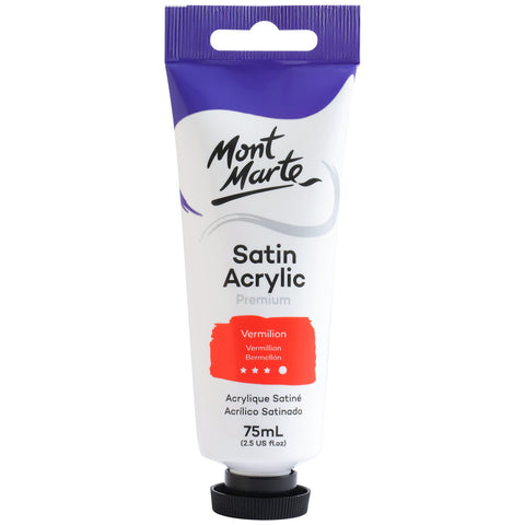 MM Satin Acrylic 75ml - Vermilion