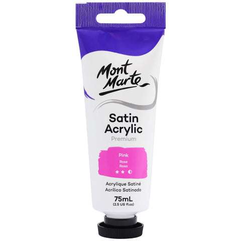 MM Satin Acrylic 75ml - Pink