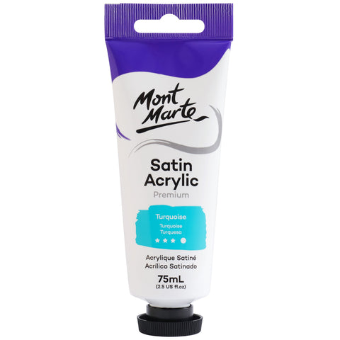 MM Satin Acrylic 75ml - Turquoise