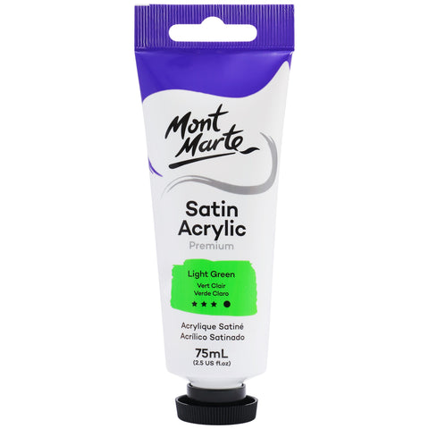 MM Satin Acrylic 75ml - Light Green